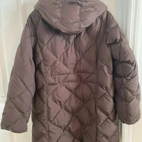 H&M Womens Quilted Brown Puffer Jacket - Picture 5 of 6